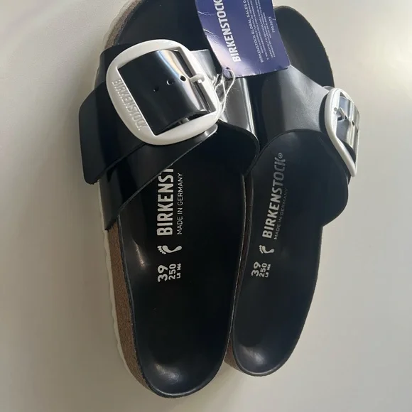Birkenstock Black Slide Sandals - Picture 2 of 3